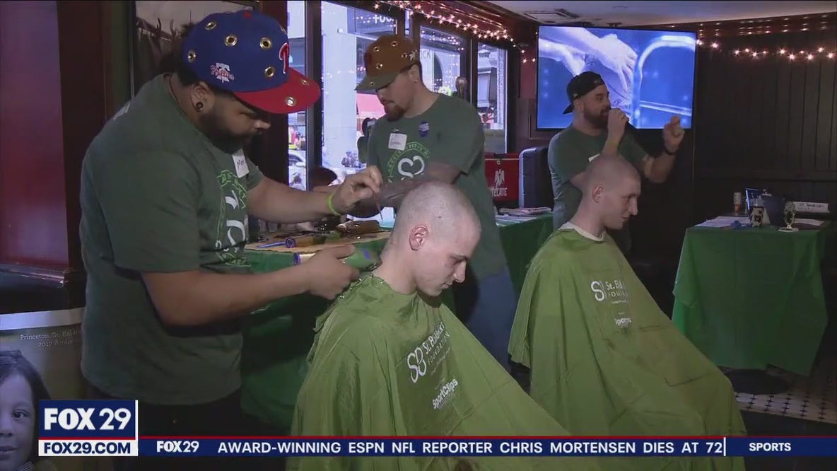 Fado in Center City shaving heads for St. Baldrick's Foundation